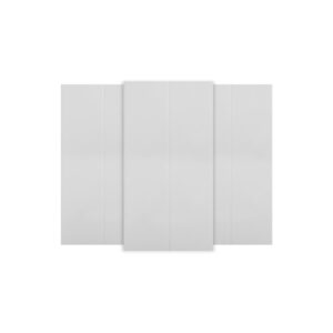 Duela PVC Blanco con Ciza 5.95m 200mmx7mm