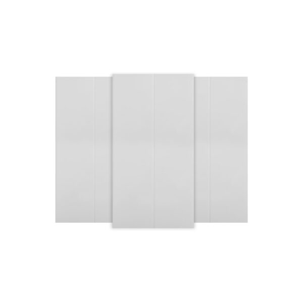 Duela PVC Blanco con Ciza 5.95m 200mmx7mm