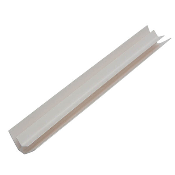 Esquinero Interno PVC Blanco 5.95m 8mm