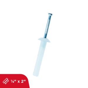 Clavo con Tarugo 1/4" X 2"